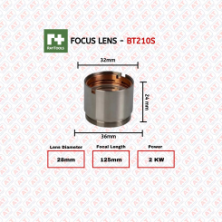 BT210S | Focus Lens Assembly | D28xFL125 | Raytools Image
